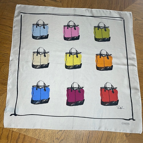 Coach Accessories - EXTREMELY RARE COACH X REED KRAKOFF SILK SCARF